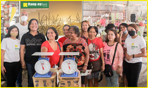 Turn-over of weighing scales to Sta. Cruz, Ilocos Sur, Market Vendor Association